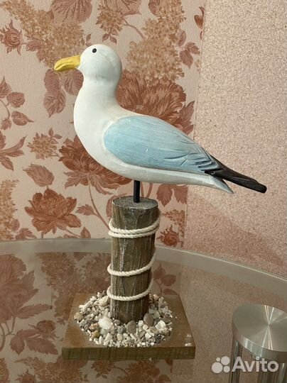 Фигурка чайка декоративная