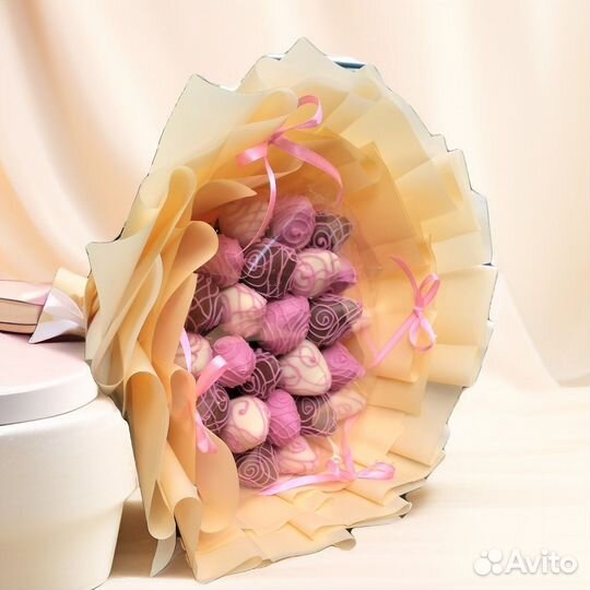 Букет клубники в шоколаде