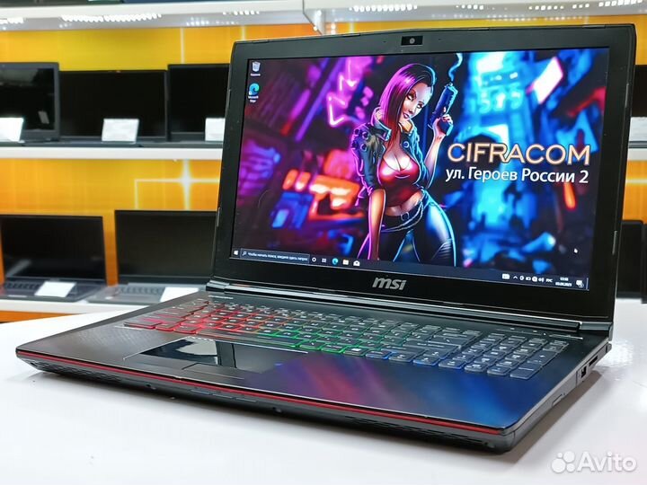 Игровой MSI 15.6''IPS Core i7 6700hq 16Gb GTX1060