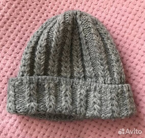 Шапка зимняя женская вязанная
