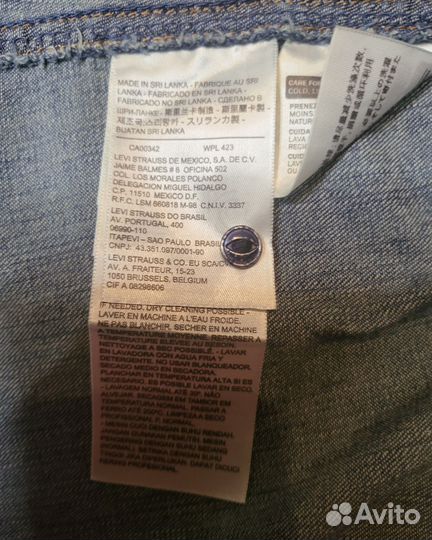 Сарафан джинсовый Levi's, 46. Оригинал