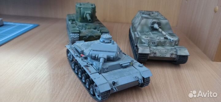 4 модели Кв-2, Фердинанд, ба-10 ису-152 1:35