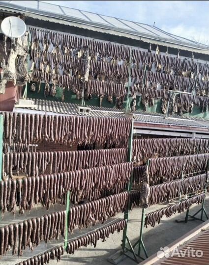 Сушенное мясо и колбаса