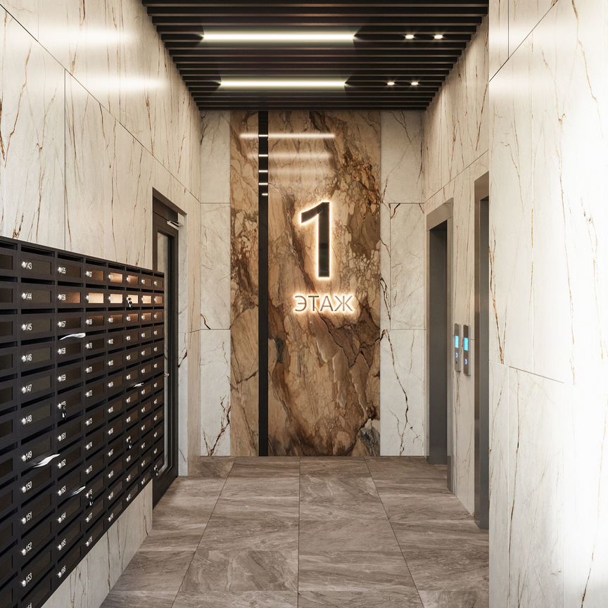 1-к. квартира, 43 м², 2/18 эт.