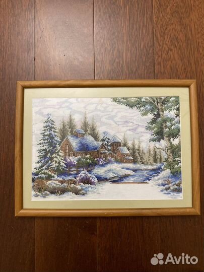 Картина вышитая крестом