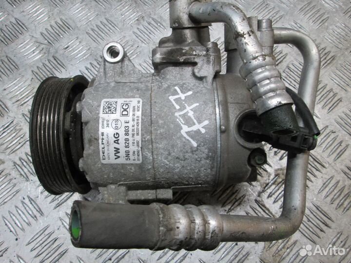 Компрессор кондиционера Шкода Октавия 3 А7 1.8 CDA