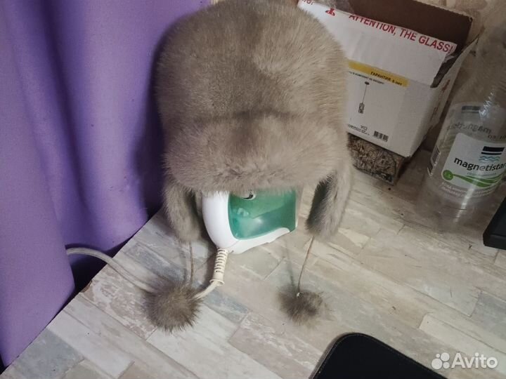 Шапка норковая женская бу