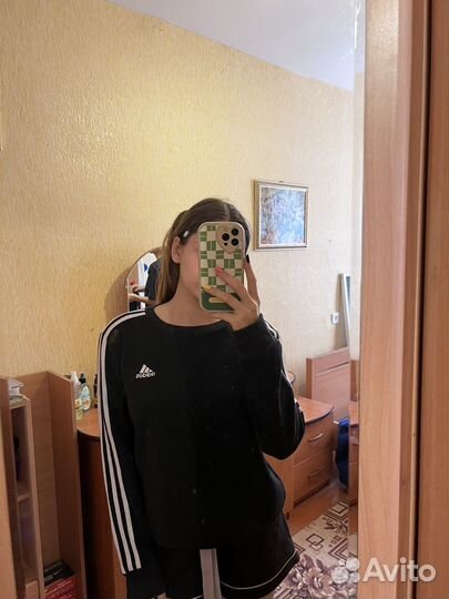 Кофта adidas женская +футболка в подарок