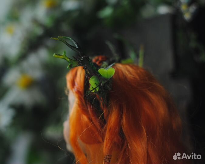 Кукла ооак дриада, голова