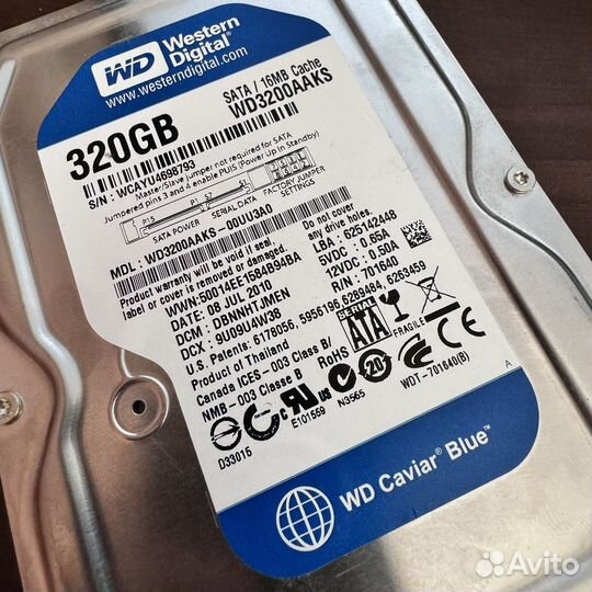 Жесткий диск WD 320GB