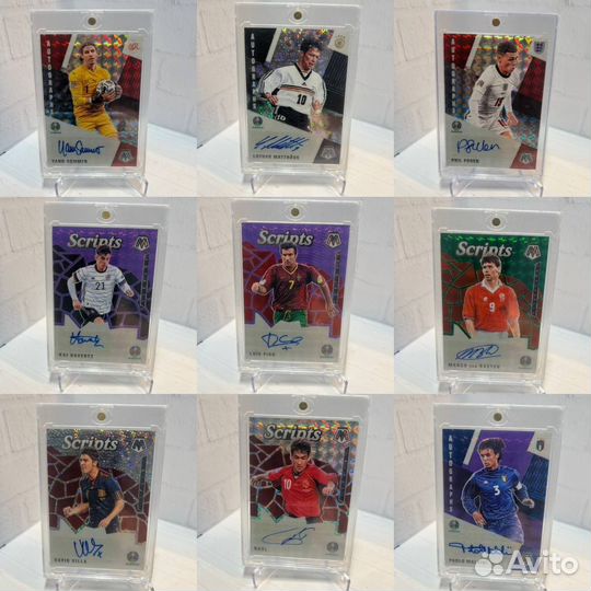 Автографы, Джерси, Тиражные Карточки по Футболу