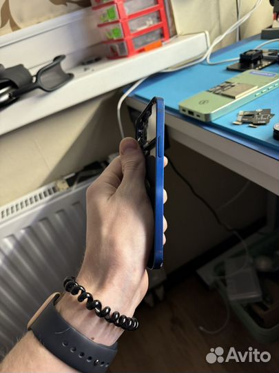 Корпус iPhone 12 синий оригинал