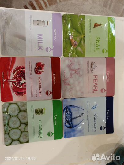 Тканевая маска для лица Farm Stay 50 шт