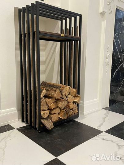 Металлическая дровница
