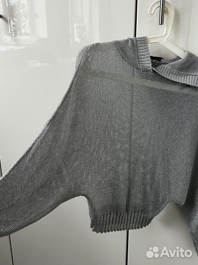 Кофта серебряная Zara новая