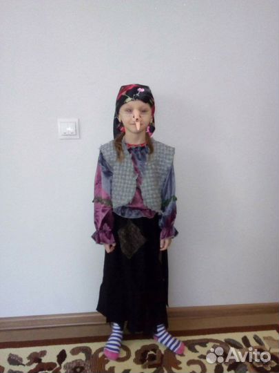 Костюм бабы яги детский