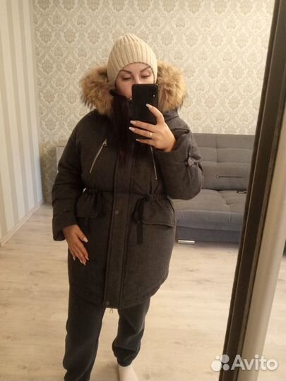 Парка женская шерсяная