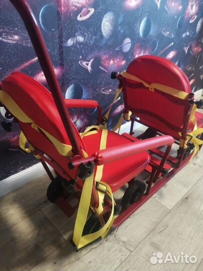 Санки коляска для двойни