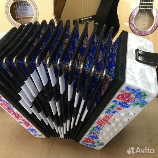 Гармонь детская Сувенир белая