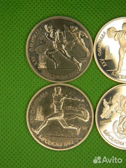 Набор монет барселона