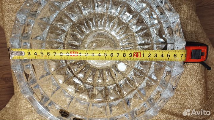 Салатник хрустальный большой Crystalite Bohemia