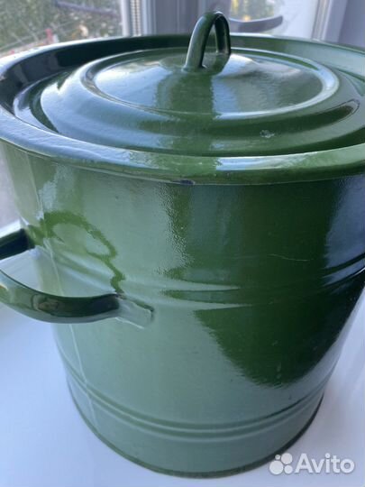Бак и ведро эмалированные