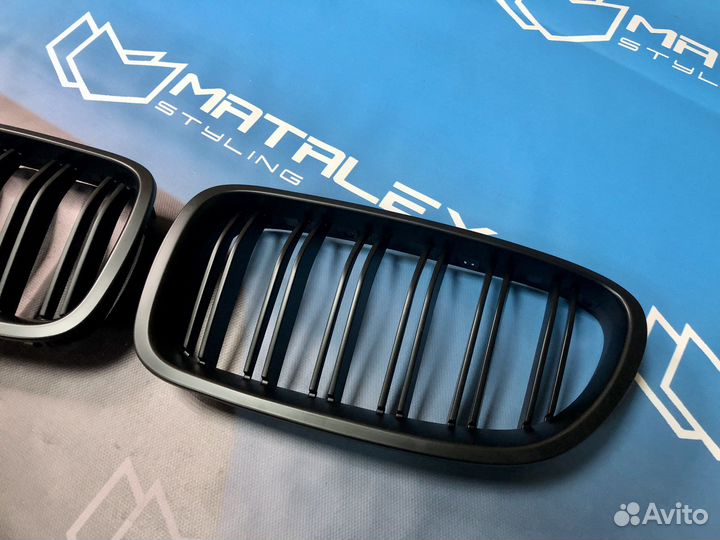 Решетка радиатора BMW F10, матовая
