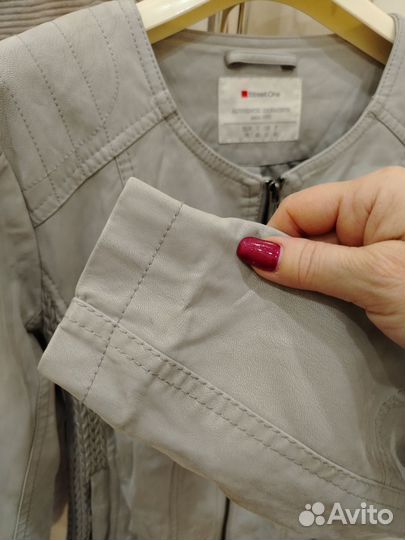 Кожаная куртка StreetOne Англия хлопок 48р