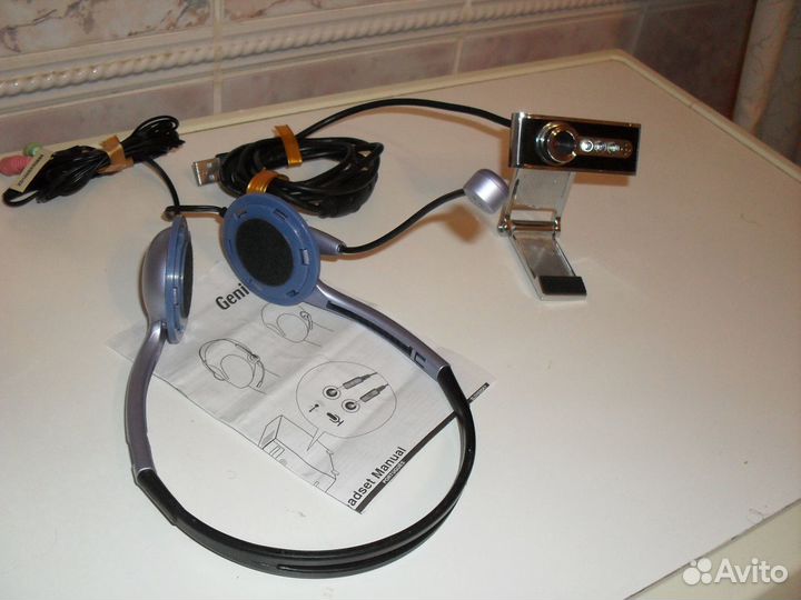 Гарнитура и в/камера для компьютера