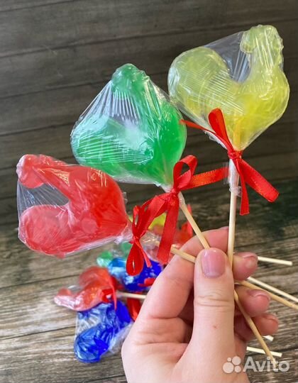 Мыло ручной работы (Петушок на палочке)