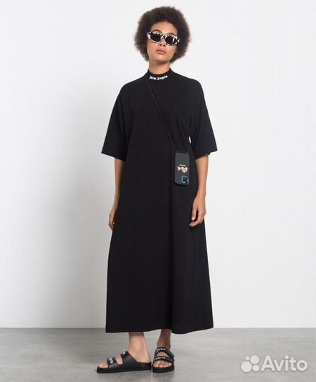 Palm Angels - Черное платье S размер оригинал