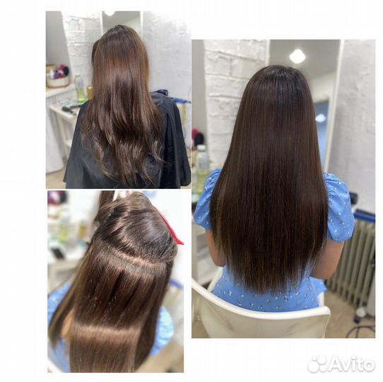 Ленточное (холодное) наращивание волос