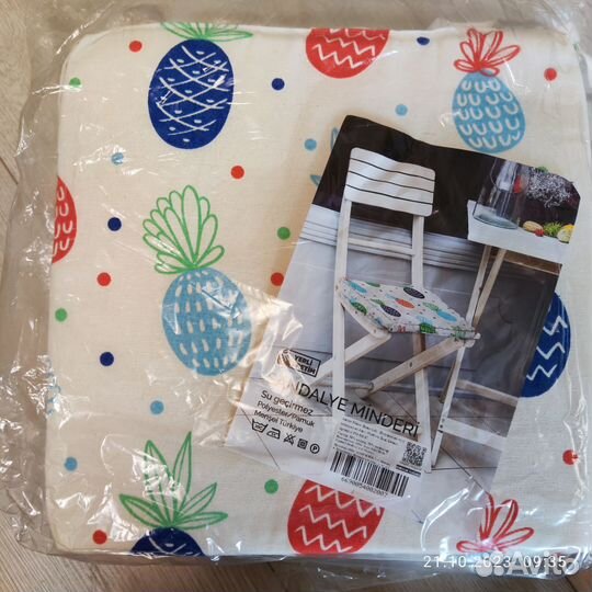 Подушки на стул с завязками