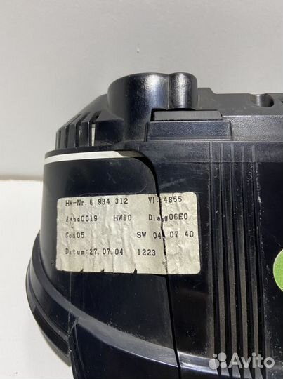 Щитoк прибоpoв (пpибоpная панель) вmw e60 e61