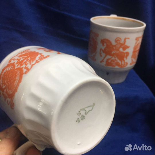 Бокалы фарфор. Коллекционные Вербилки Дулево лфз