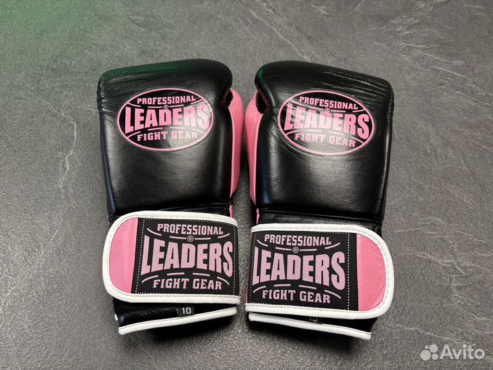Перчатки боксерские leaders wave BK/LBL 10 OZ