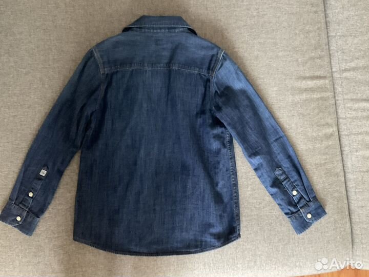 Рубашка джинсовая Pepe jeans London 140 бу