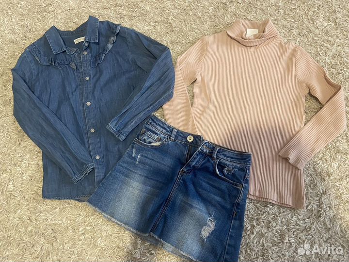 Фирменные вещи на девочку 122-128