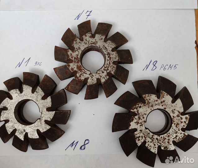 Фрезы модульн.,концевые