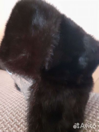 Норковая шапка мужская 55 64