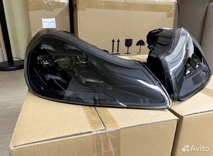 Фары светодиодные Порш Кайен 957