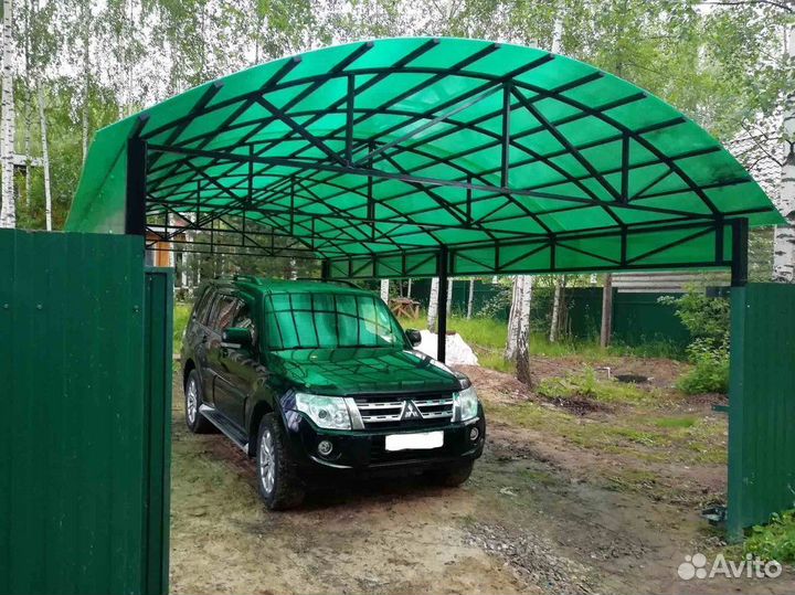 Навесы для автомобиля. Автонавес. Козырьки навесы