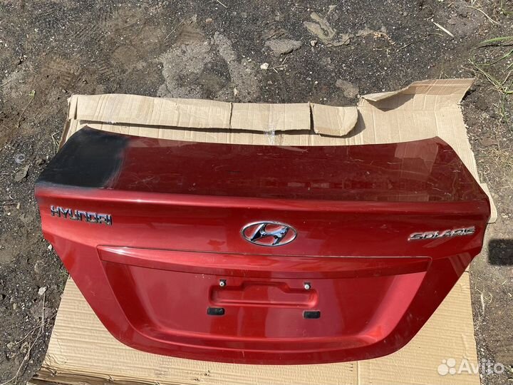 Крышка багажника Hyundai Solaris