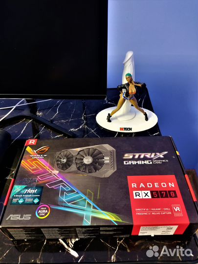 Плата Asus strix RX 570 4g