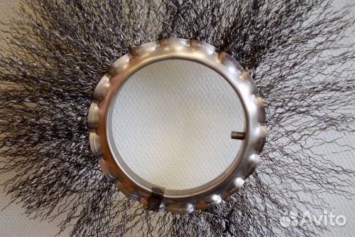 Щетка дисковая 101х300 мм с металлическим ворсом