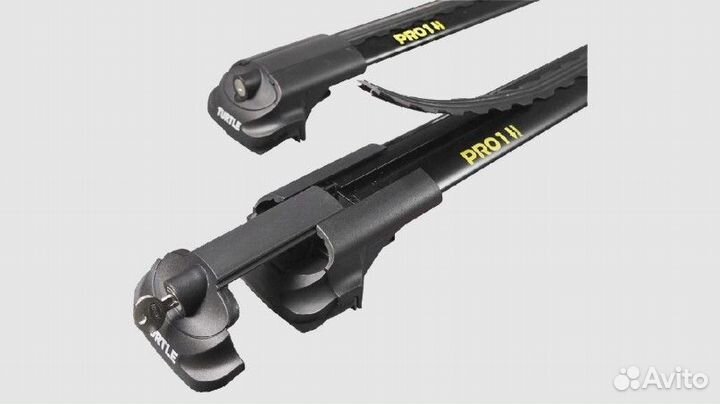 Багажник на рейлинги turtle AIR-1 Black 122sm