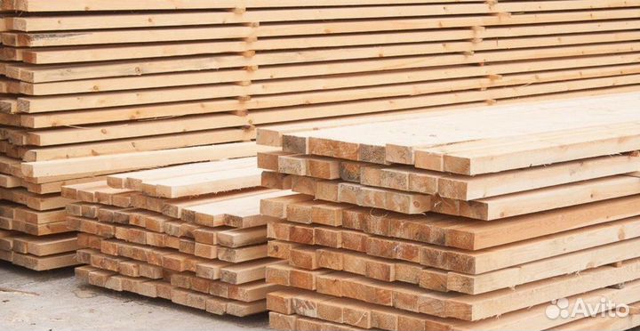 Доска калиброванная / Пиломатериалы / доставка ло