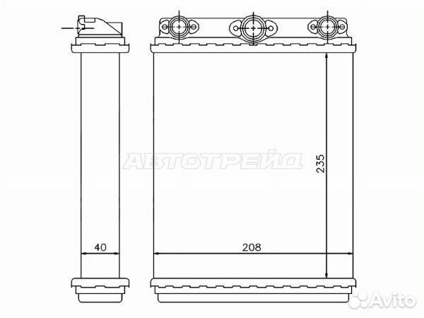 Радиатор отопителя салона