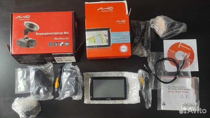 Mio Moov S650 Kit навигатор и видеорегистратор