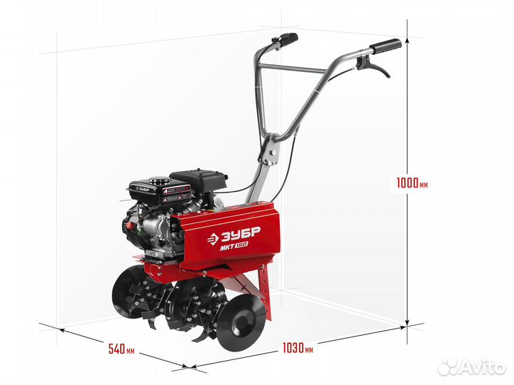 Культиватор бензиновый зубр 94см3